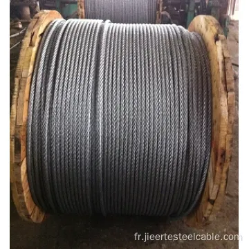 Corde en métal en acier 6x37 pour les élingues